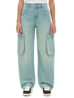 Cropp Jeansy*Jasne jeansy skater z efektem sprania