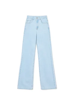 Cropp Jeansy*Jasne jeansy wide leg TALL