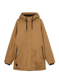Cropp Kurtki Zimowe|Kurtki, Płaszcze*Jasno płaszcz z kapturem