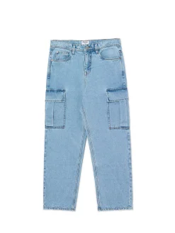 Cropp Jeansy*Jasnoe jeansy loose cargo