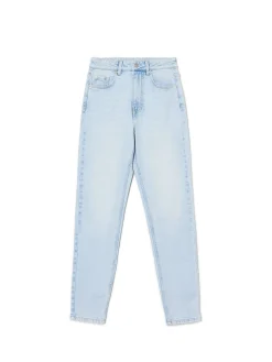 Cropp Jeansy*Jasnoe jeansy mom slim TALL