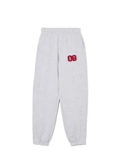 Cropp Spodnie|Sety*Jasnoszare dresowe joggery z naszywką