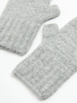 Cropp Rękawiczki*Jasnoszare rękawiczki mitenki