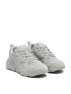 Cropp Sneakersy*Jasnoszare sneakersy z odblaskowymi elementami