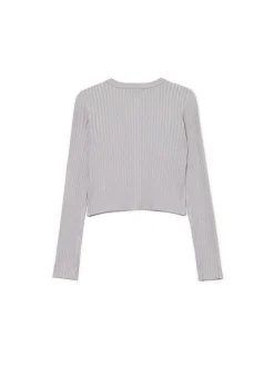 Cropp Swetry*Jasnoszary kardigan z guzikami