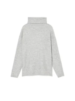 Cropp Swetry*Jasnoszary sweter z golfem