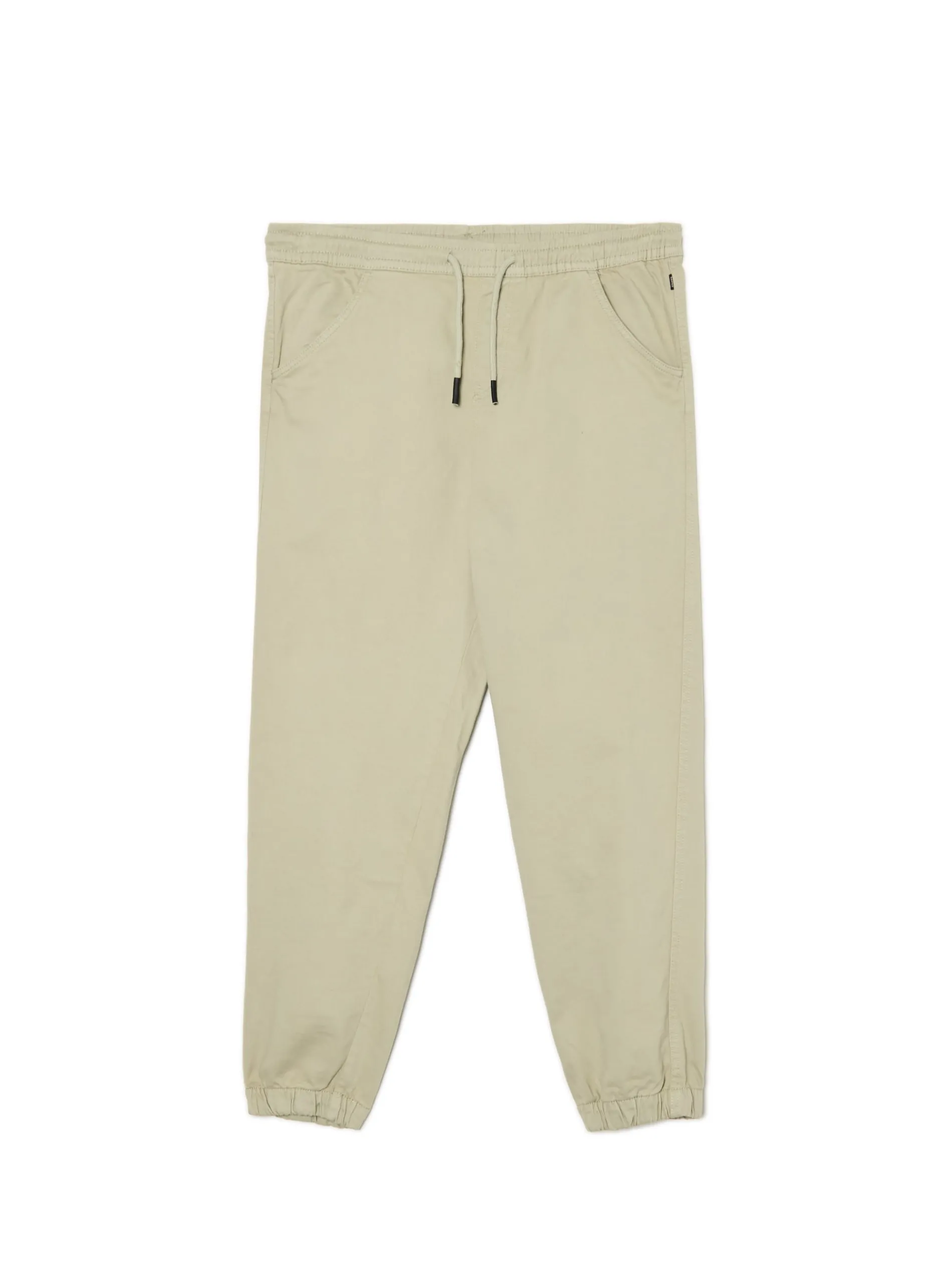 Cropp Spodnie*Jasnozielone dresowe joggery loose