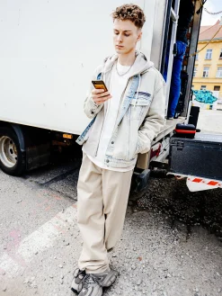 Cropp Denim|Sety*Jeansowa kurtka katanka oversize