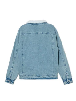 Cropp Kurtki, Płaszcze|Denim*Jeansowa kurtka sherpa