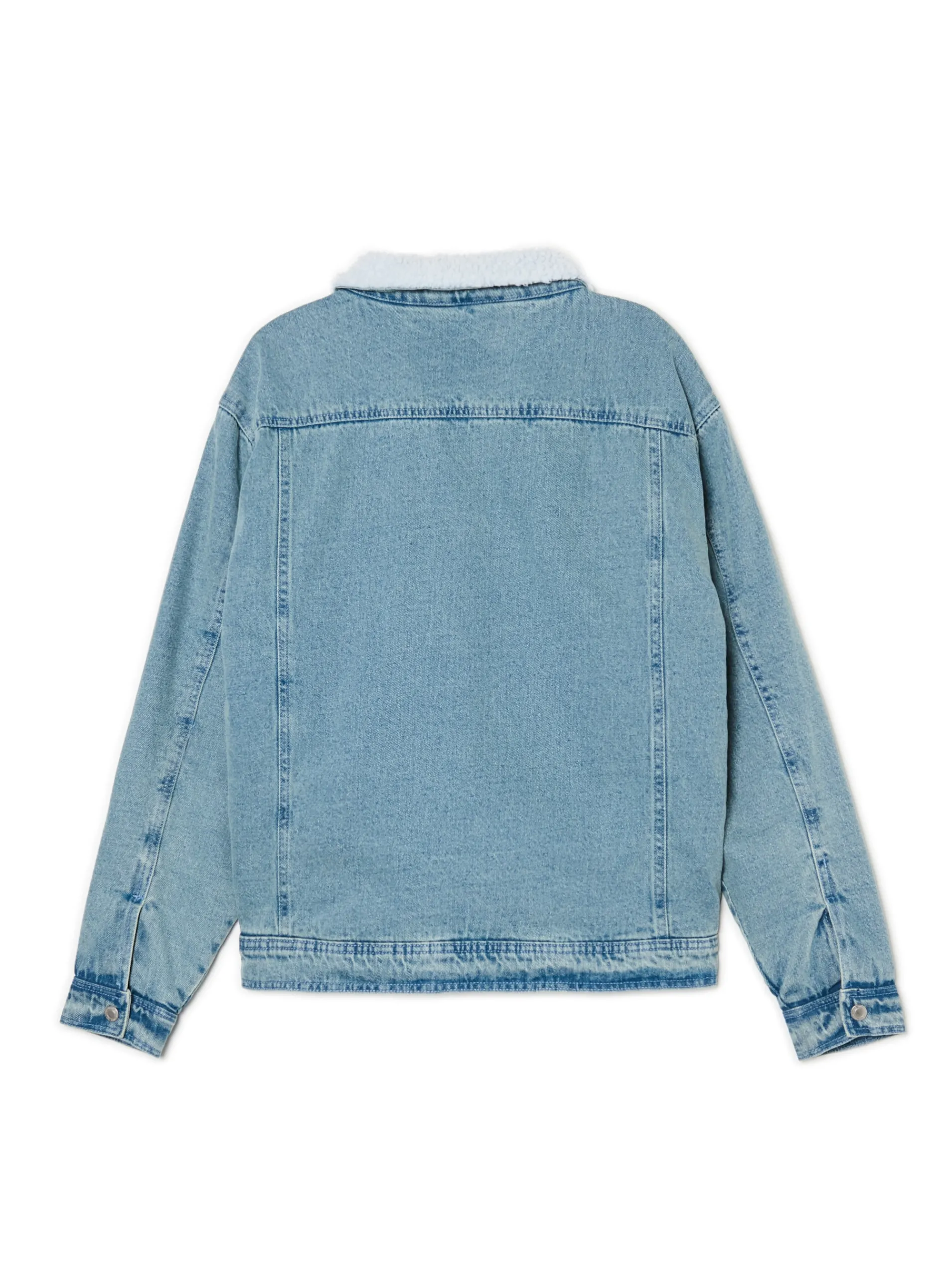 Cropp Kurtki, Płaszcze|Denim*Jeansowa kurtka sherpa