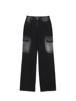 Cropp Jeansy*Jeansy baggy TALL z efektem sprania