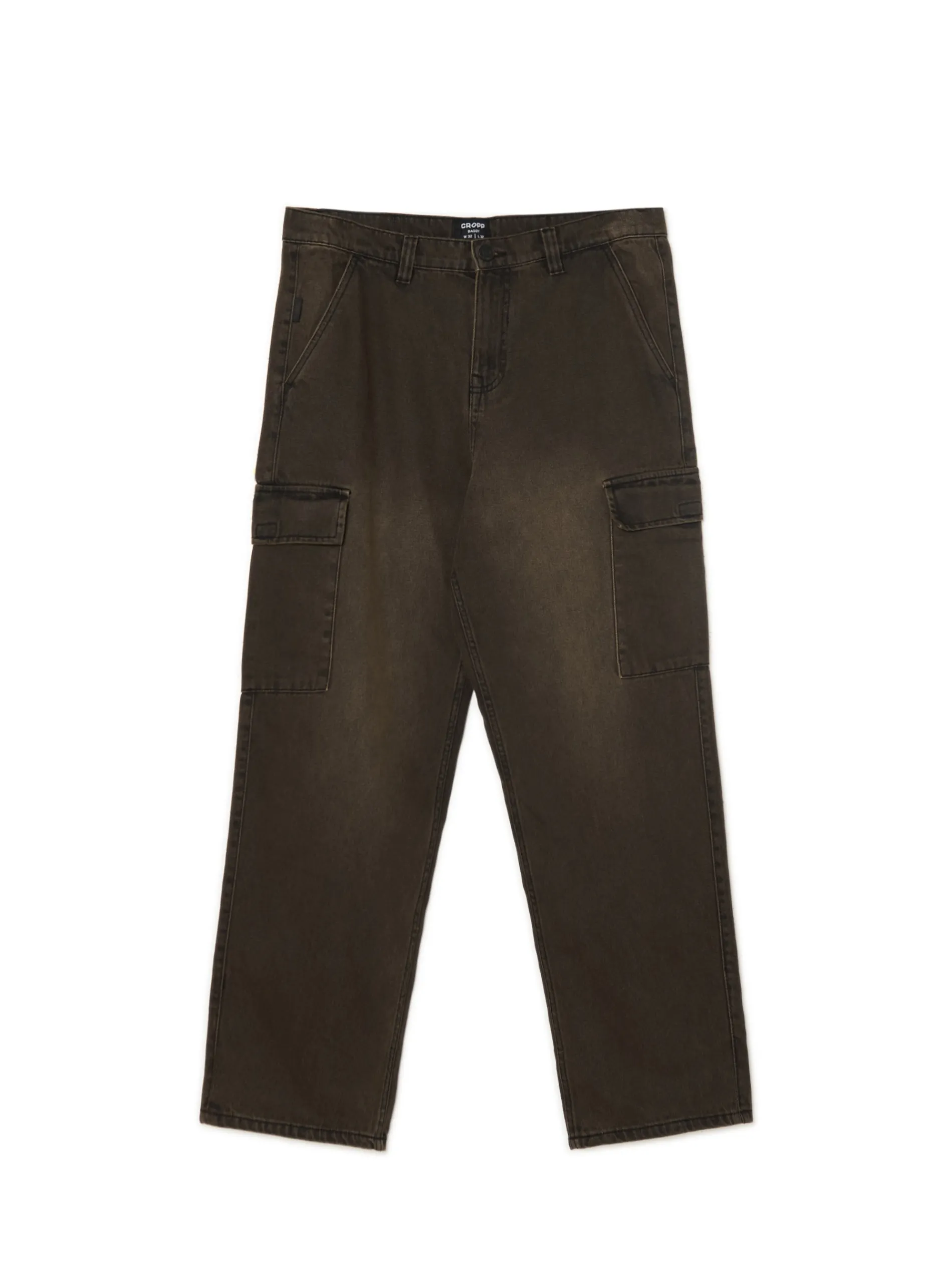 Cropp Jeansy|Baggy*Jeansy baggy z kieszeniami cargo