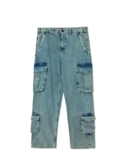 Cropp Jeansy|Baggy*Jeansy baggy z kieszeniami cargo