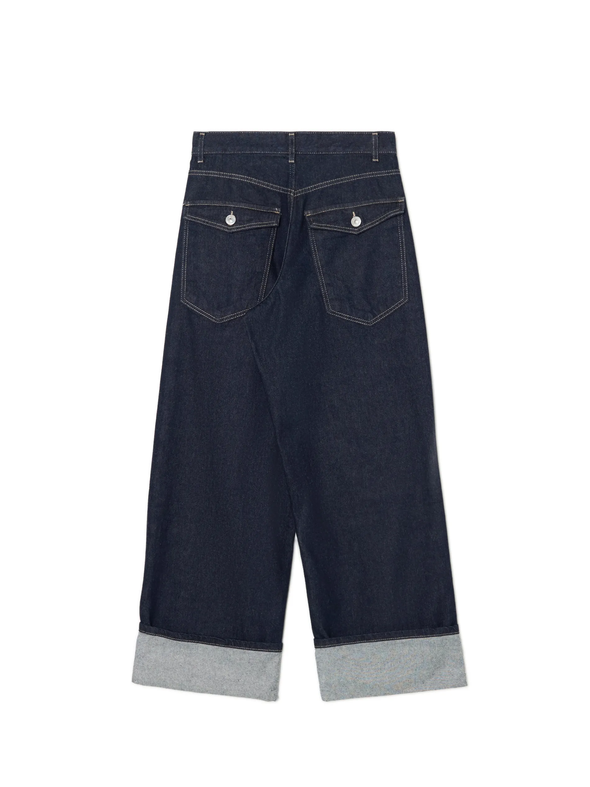 Cropp Jeansy*Jeansy baggy z podwiniętymi nogawkami