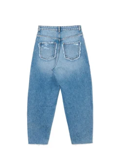 Cropp Jeansy*Jeansy balloon z przetarciami