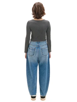 Cropp Jeansy*Jeansy balloon z przetarciami