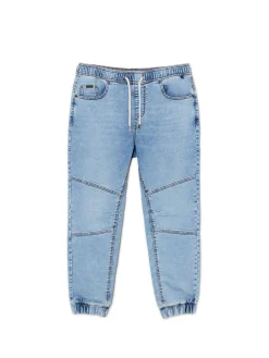Cropp Jeansy*Jeansy jogger z ozdobnymi przeszyciami