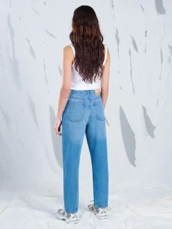 Cropp Jeansy*Jeansy mom z wysokim stanem