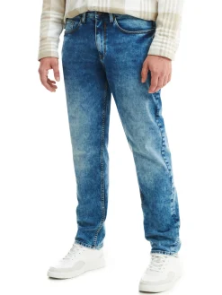 Cropp Jeansy*Jeansy regular z efektem sprania