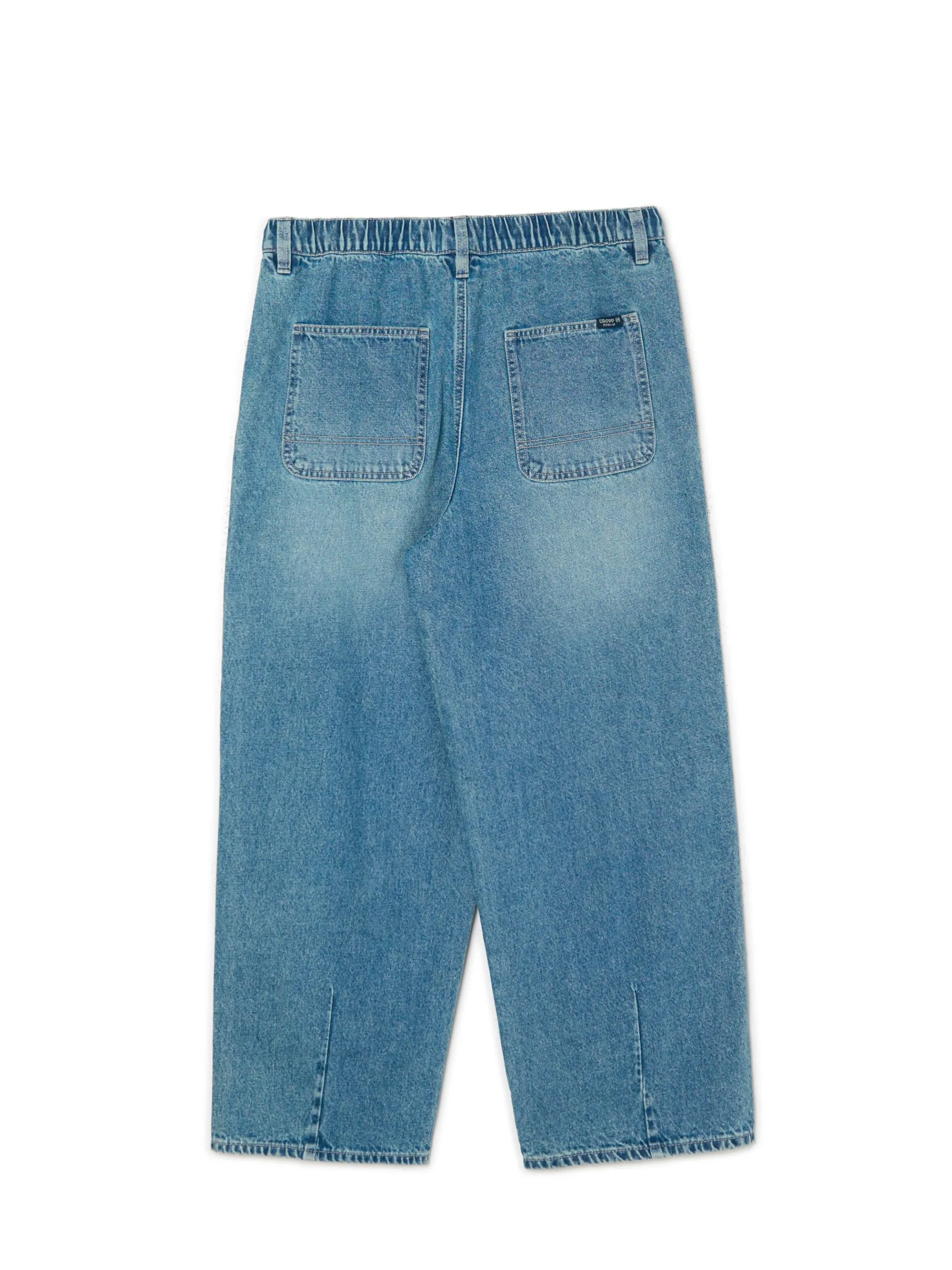 Cropp Jeansy*Jeansy skater z gumą w pasie