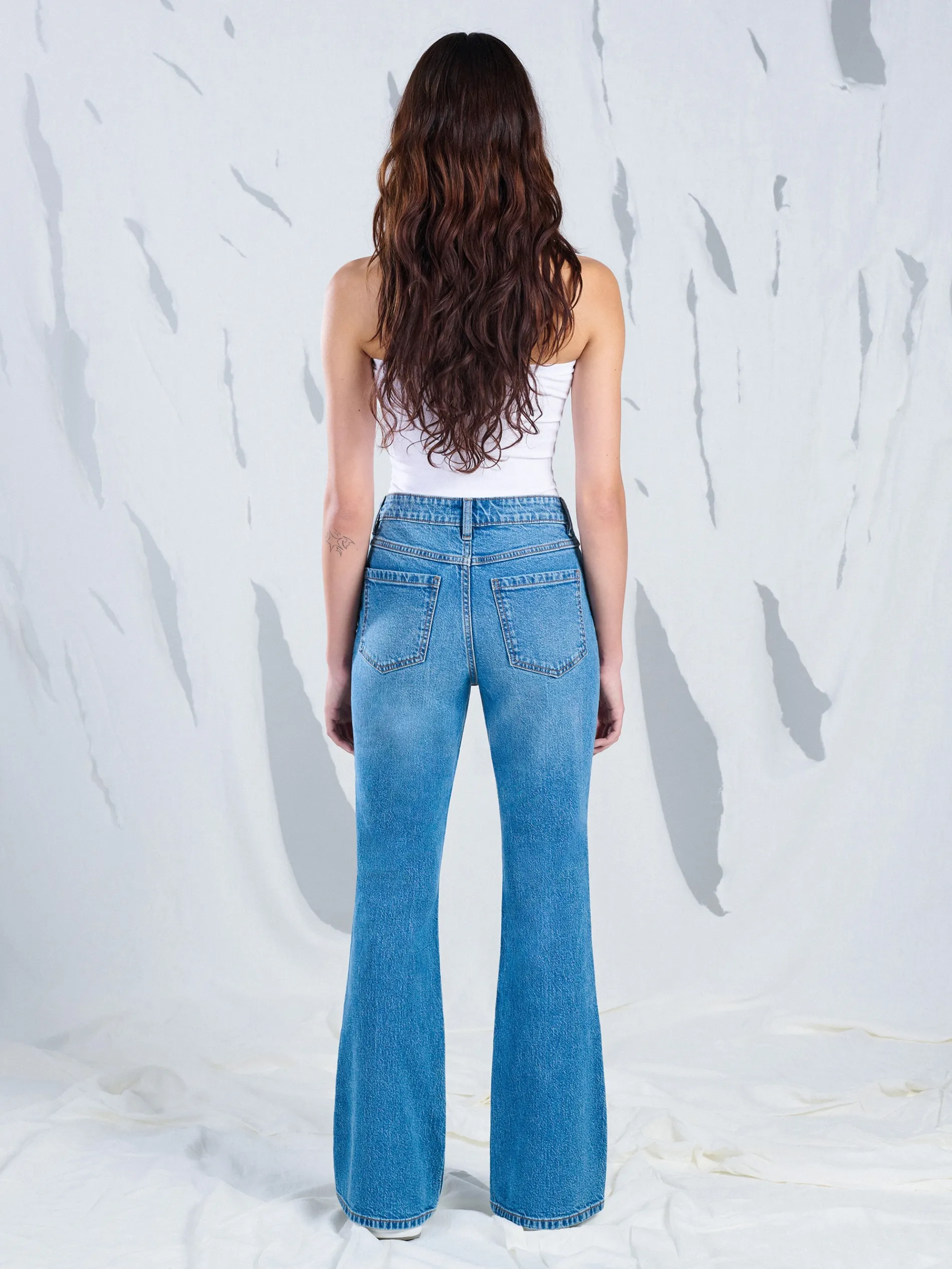 Cropp Jeansy*Jeansy skinny flare