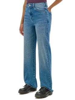 Cropp Jeansy*Jeansy straight z efektem sprania