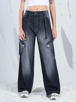 Cropp Jeansy*Jeansy super baggy