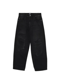 Cropp Jeansy|Baggy*Jeansy super baggy z przetarciami