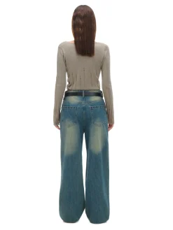 Cropp Jeansy*Jeansy wide leg PETITE