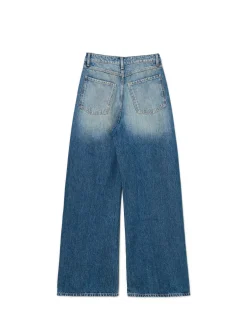 Cropp Jeansy*Jeansy wide leg typu barrel