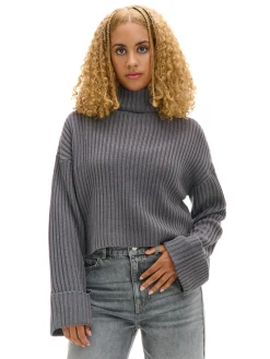 Cropp Swetry*Jesienny sweter oversize z golfem