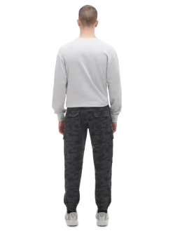 Cropp Spodnie*Joggery cargo z nadrukiem moro