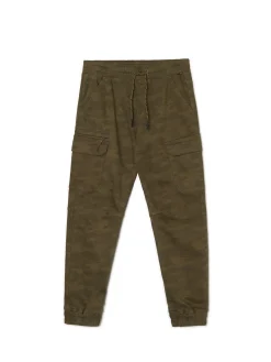 Cropp Spodnie*Joggery cargo z nadrukiem camo