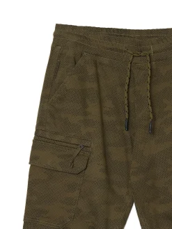 Cropp Spodnie*Joggery cargo z nadrukiem camo