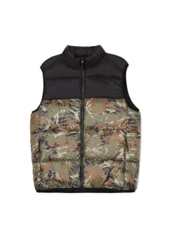 Cropp Kurtki, Płaszcze*Kamizelka z militarnym wzorem