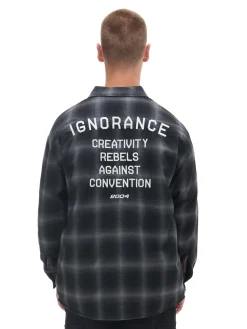 Cropp Koszule*Koszula w kratę z haftem