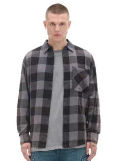 Cropp Koszule*Koszula w kratę z kieszonką