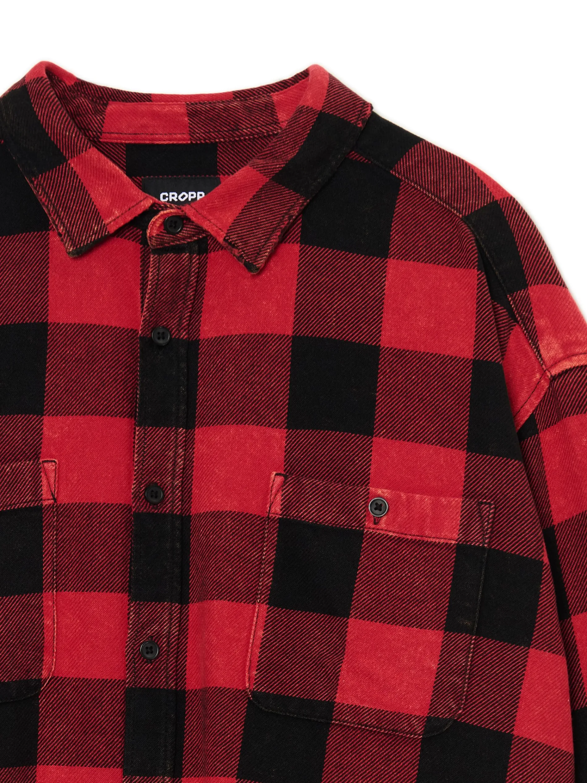 Cropp Koszule*Koszula w kratę z postrzępieniami