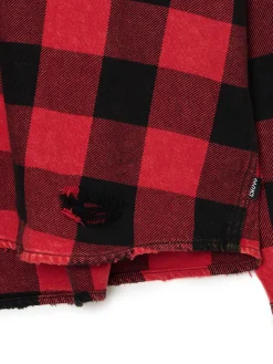 Cropp Koszule*Koszula w kratę z postrzępieniami