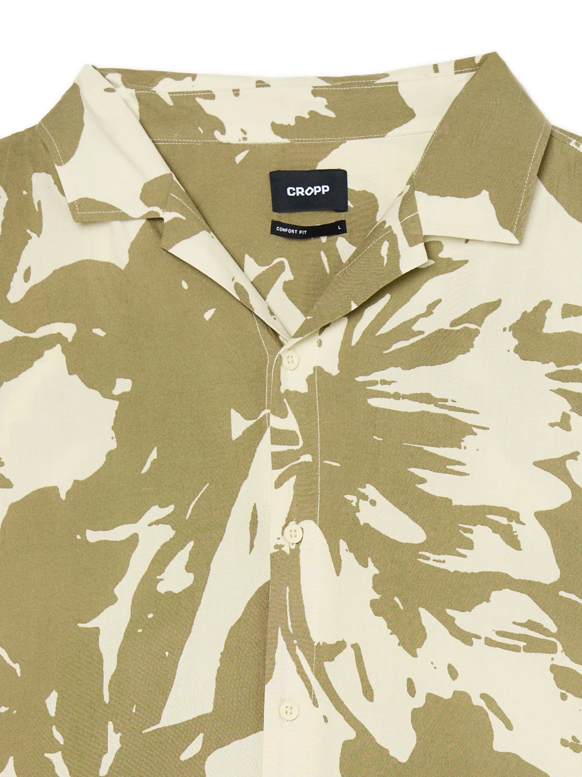 Cropp Koszule*Koszula z krótkim rękawem i deseniem