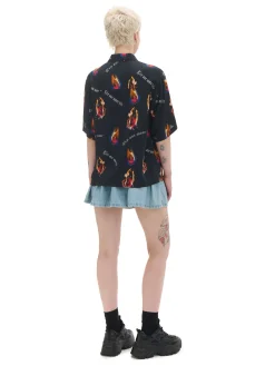 Cropp Koszule, Bluzki*Koszula z nadrukiem z różami