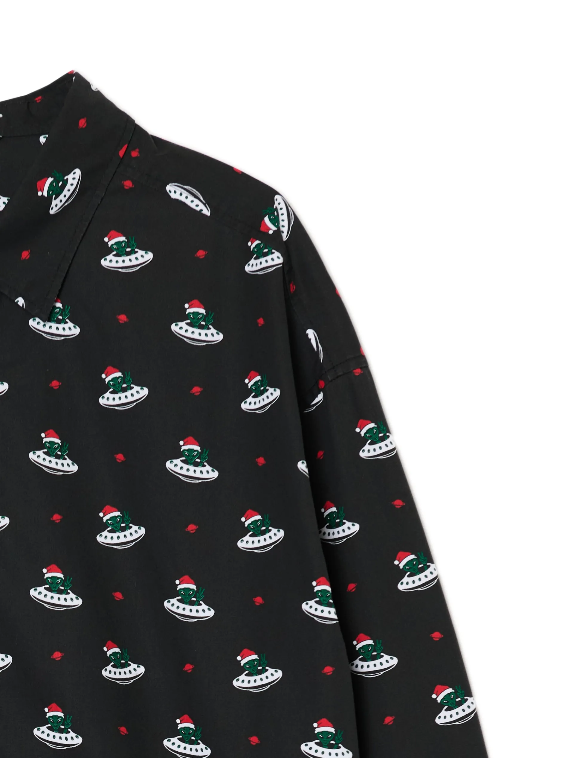 Cropp Ubrania Świąteczne|Koszule*Koszula ze świąteczną inwazją obcych