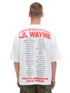 Cropp Koszulki*Koszulka Lil Wayne z trasą koncertową