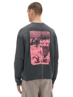 Cropp Koszulki*Koszulka longsleeve z amerykańskim motywem