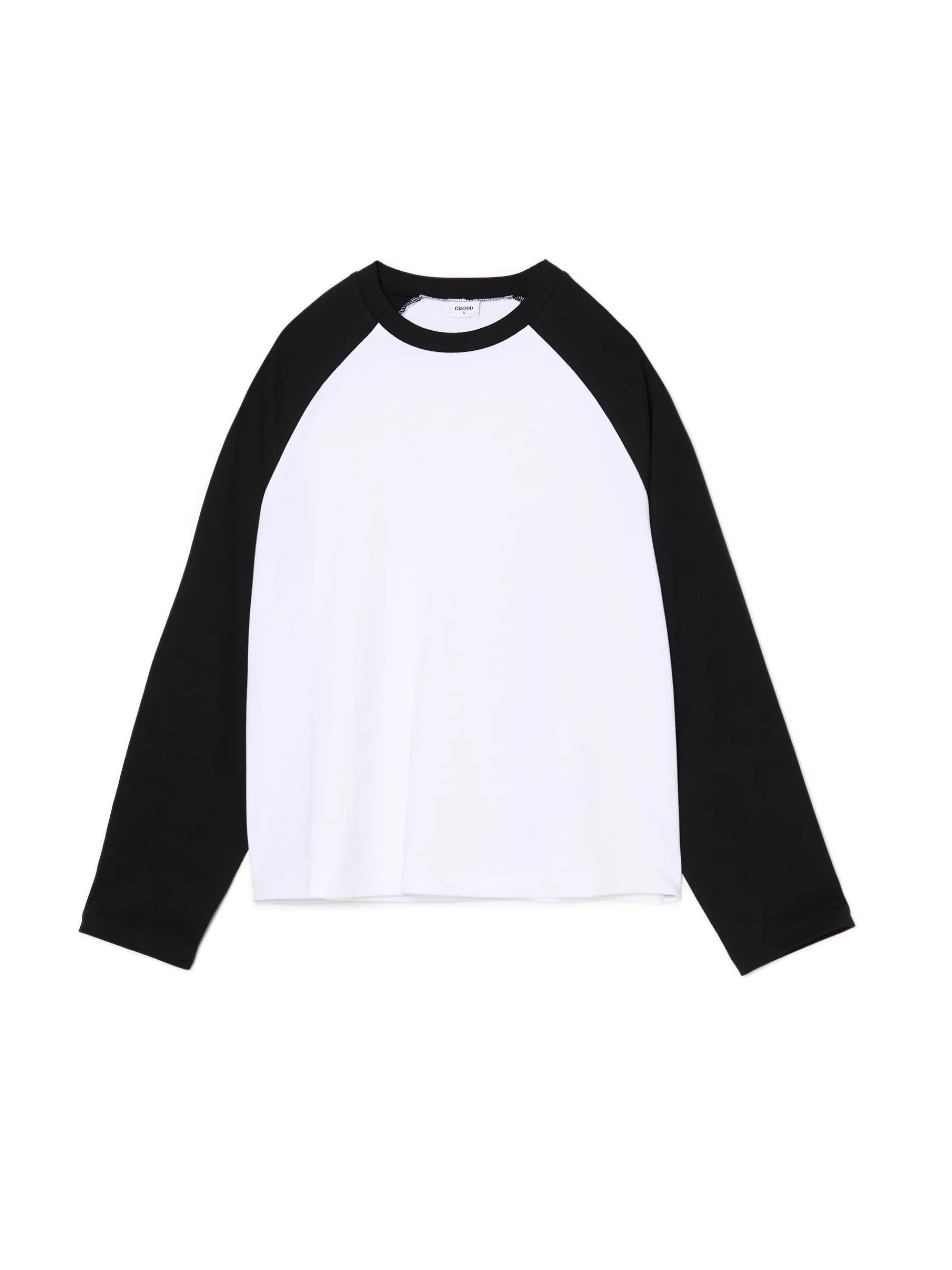 Cropp Koszulki, Topy*Koszulka longsleeve z czarnymi rękawami