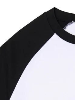 Cropp Koszulki, Topy*Koszulka longsleeve z czarnymi rękawami