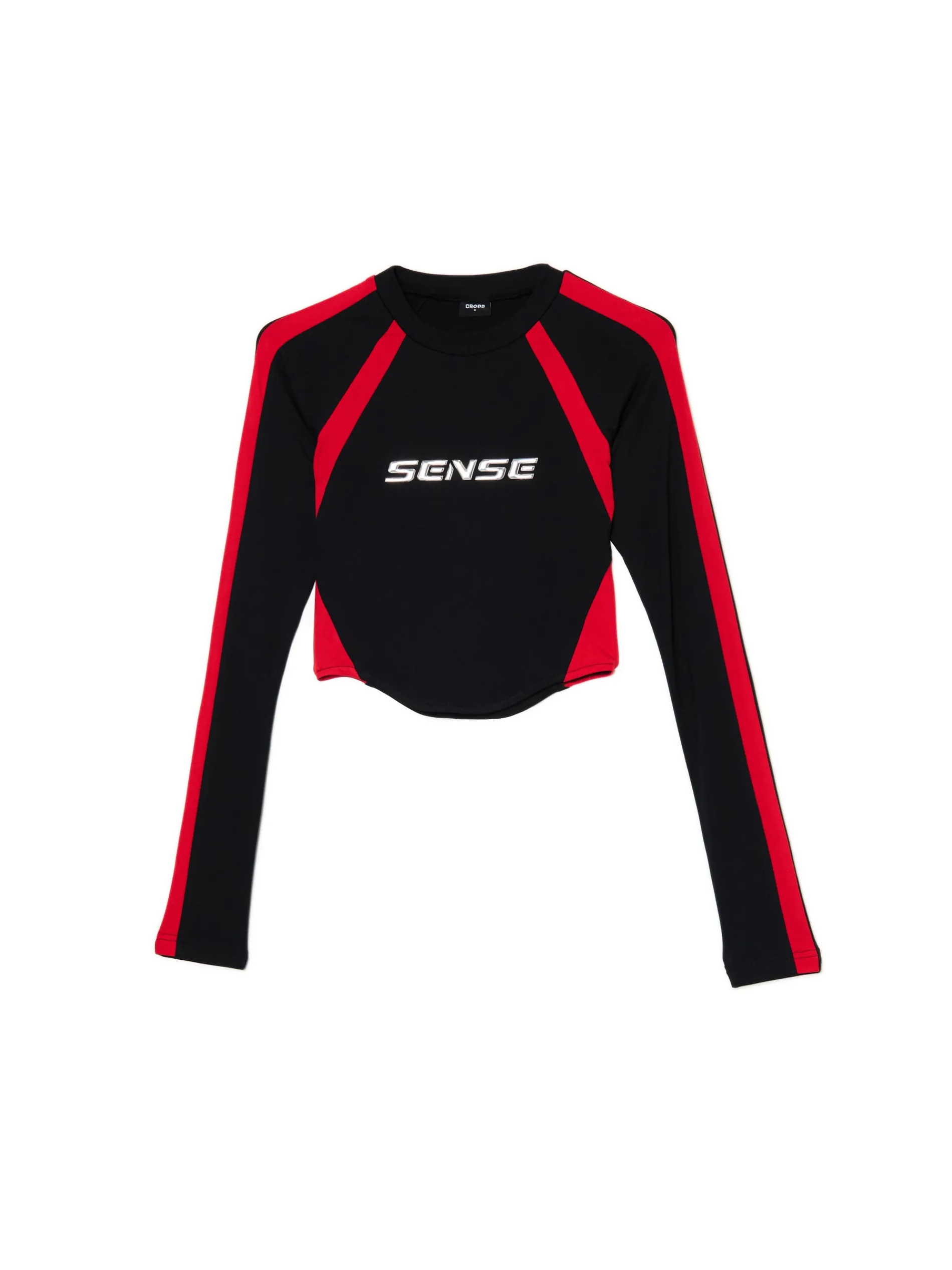 Cropp Koszulki, Topy*Koszulka longsleeve z racingowym nadrukiem