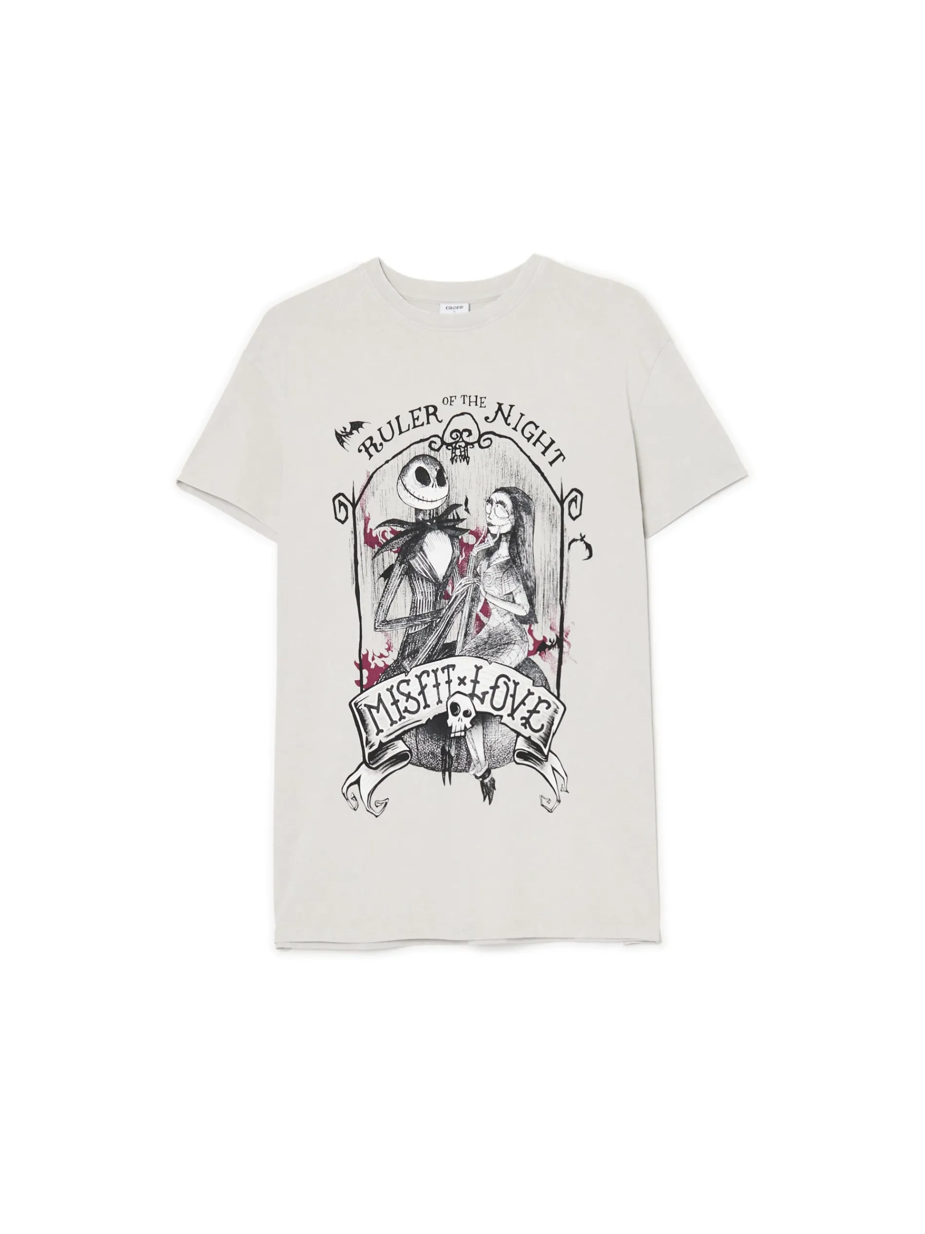 Cropp Koszulki, Topy*Koszulka oversize Miasteczko Halloween