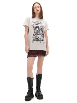 Cropp Koszulki, Topy*Koszulka oversize Miasteczko Halloween