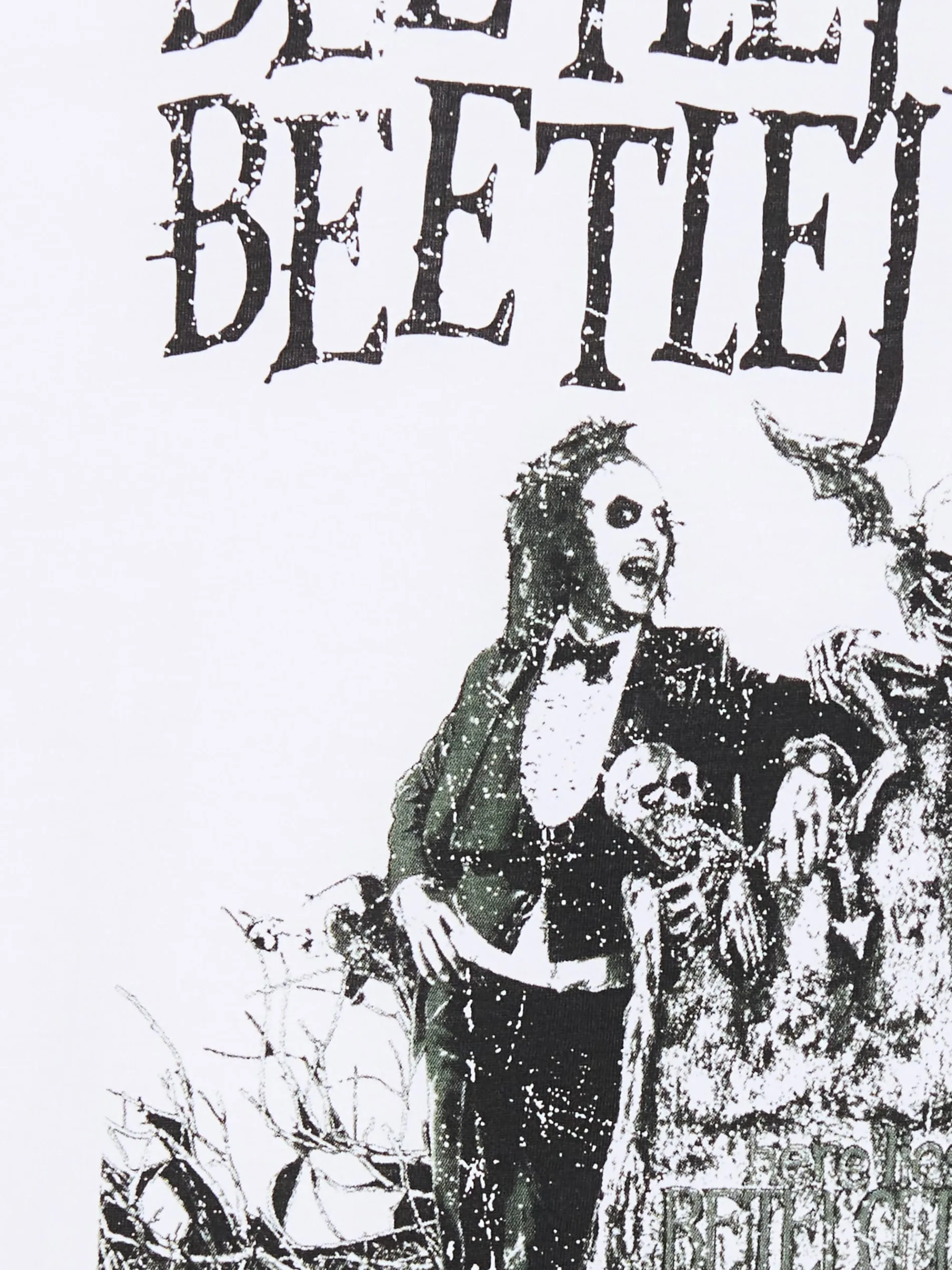 Cropp Koszulki, Topy*Koszulka oversize z Beetlejuice